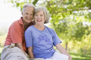 medicare supplement plans - couple in park