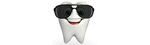 Tooth character with tooth brush - Your Insurance Gal